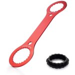 Centerlock cl� � molette, cl� de p�dalier vtt repair bb tool multifonctionnel, outil de d�montage de ...