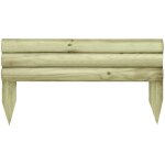 Centrale brico - bordure � planter minitraverse bois naturel, h. 30 x l. 55 cm
