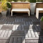 Eda dalle clipsable polypropyl�ne easy, noir, l. 38 x l. 38 cm x ep. 25 mm