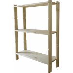 Centrale brico - etag�re pin, 3 tablettes , l. 65 x p. 25 x h. 90 cm