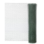 Grillage pour animaux triple torsion vert, h. 0. 5 x l. 3 m, maille h. 13 x l. 13 mm - centrale brico ...