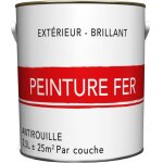 Centrale brico peinture fer extrieur noir glossy 2. 5 l