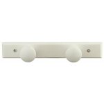 Portemanteau olga 2t blanc, à fixer - centrale brico Portemanteau olga 2t blanc, à fixer - centrale brico