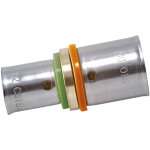 Quick plomberie raccord droit  sertir laiton d. 20 pour tube en per
