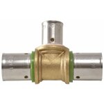 Quick plomberie raccord t� in�gal � sertir laiton d. 16 pour tube en per