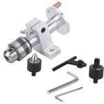 Centre tournant en direct pr�cis pour le travail du bois avec cl� pour mini tour.