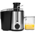 Centrifugeuse 600 w 05 l acier inoxydable noir