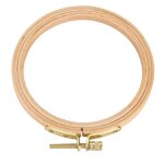 Cerceaux  broder en bambou cercle croix croles bague ronde rglable  broder cercle cadre pour diy, ...