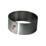 Cercle a tarte inox 18 - 30 cm x7cm - lares