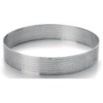 Cercle a tarte rond perfore 20cm inox - lacor