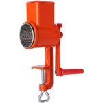 C�r�ales manuel, � farine concasseur a mais multifonction portable machine poudre finesse r�glable tr�mie ...