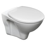 Cersanit - s - line pro wc suspendu fayans + abattant, blanc (s - linepro)