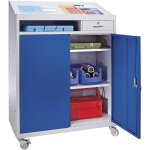 Certeo - eurokraft basic, armoire � outils avec pupitre, h x l x p1220 x