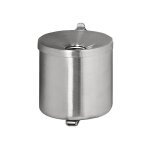 Certeo - frankel kaiserkraft, cendrier mural anti - feu, hauteur 145 mm,