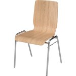 Certeo - frankel kaiserkraft, chaise � coque en bois nuki, pi�tement