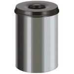 Certeo - frankel kaiserkraft, corbeille  papier de scurit en inox,