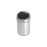 Poubelle murale 3 litres brabantia touch - bin ronde inox brillant Poubelle murale 3 litres brabantia touch - bin ronde inox brillant