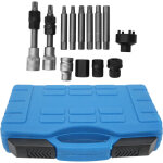 Cftgiw kit d'outils de poulie d'alternateur 13 pi�ces, retrait de roue libre en acier, extracteur de ...