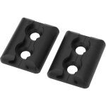 Cftgiw plaque d'arrimage plaque de montage sur rail, 1 paire de plaque d'arrimage en alliage d'aluminium, ...