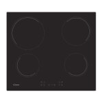 Candy - plaque vitrocramique 6500w 59cm, candch64ccb