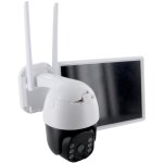 Cam�ra de surveillance ext�rieure wi - fi sans fil + panneau solaire 7, 8w - ip65 - chacon