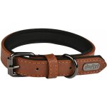 Collier chien simili basics marron taille : t50
