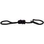 Laisse lasso corde basic noire taille : t2 Laisse lasso corde basic noire taille : t2