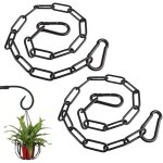 Chane en acier inoxydable 304 de 2 x 60 cm avec 4 mousquetons, diamtre 3 mm, idale pour le bricolage. ...