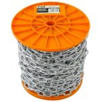Chaîne courte d - 1 4mm galvanisée au mètre - 43 mb - lan 4 stz m Chaîne courte d - 1 4mm galvanisée au mètre - 43 mb - lan 4 stz m