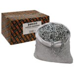 Cha�ne g�noise galvanis�e 100 m � 3, 1 mm en emballage pour usage l�ger ? brixo