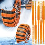 Cha�ne neige, 10 pi�ces cha�nes � neige pour voiture universelles antid�rapantes d'urgence adapt�es aux ...