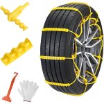 Chaînes à neige, lot de 10, réglables et antidérapantes, pour voiture, camion, suv, routes enneigées, ... Chaînes à neige, lot de 10, réglables et antidérapantes, pour voiture, camion, suv, routes enneigées, ...