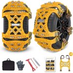 Chaînes à neige, lot de 6, universelles, pour pneus de voiture, suv, pour routes verglacées, enneigées ... Chaînes à neige, lot de 6, universelles, pour pneus de voiture, suv, pour routes verglacées, enneigées ...