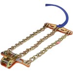 Cha�ne � neige antid�rapante pour pneus 205 - 225 mm ? acier au mangan�se ? fixation automatique ? traction ...