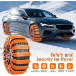 Cha�nes � neige pour auto 10pcs r�utilisables chaine neige universelle pour voiture camion suv adapt�es ...