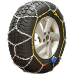 Cha�nes � neige m�talliques, maillons 9 mm, tension automatique, n� 130 - montage rapide - adh�rence ...