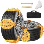 Cha�nes � neige voitures universelles, chaine pneu voiture 8pcs 165 - 265mm, chaine voiture pour suv, ...