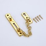 Cha�ne de porte en acier inoxydable 304, entrebailleur de porte, securite porte d'entr�e, chaine de porte ...