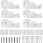 Cha�ne de s�curit� transparente et guide - cordon pour store enrouleur, 6 jeux par paquet, crochet de ...