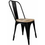 Massivmoebel24 - chaise 45x45 manguier brut imprim� bois naturel factory 134