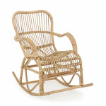 Hellin - rocking chair en rotin - carmelie