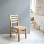 Berah getah - chaise en bois teck recyclé massif Berah getah - chaise en bois teck recyclé massif