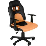 Chaise de bureau pour enfants amusant néron / orange Chaise de bureau pour enfants amusant néron / orange
