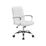 Yaheetech - chaise de bureau ergonomique fauteuil de bureau cuir pu avec sige dossier rembourr hauteur ...