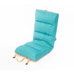 Westmann - tapis d'assise portable lounger ptrole 128x52x15 cm