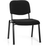 Chaise de conf�rence / chaise visiteur / chaise xt 600 xl noir hjh office