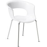 Scab design - chaise design, chaise design - miss b antichock 4 legs - deco blanc en plastique Scab design - chaise design, chaise design - miss b antichock 4 legs - deco blanc en plastique