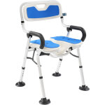 Chaise de douche, si�ge de douche pliant en forme de u, adapt� aux personnes �g�es et handicap�es, si�ge ...