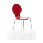 Clp - chaise empilable de style moderne avec lignes �l�gantes et arrondies diff�rentes couleurs colore ...