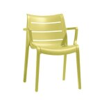 Scab - chaise fauteuil en technopolym�re sunset yellow